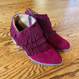 Fringed Ankle Booties